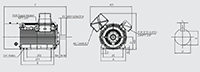 IEEE XL Model 250 Horsepower (hp) Power and 1185 Revolutions Per Minute (rpm) Speed Foot Mounted Electric Motor - 2