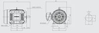 HES Model 1 Horsepower (hp) Power and 3490 Revolutions Per Minute (rpm) Speed Electric Motor