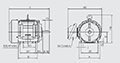 IEEE HL Model - IEEE841, Premium Efficiency, Three Phase, TEFC, Foot Mounted Electric Motors - 2