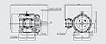 IXHHI Model - Explosion Proof, Premium Efficiency, Three Phase, TEFC, Foot Mounted Electric Motors - 3