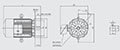 HHI Model 40 Horsepower (hp) Power and 1185 Revolutions Per Minute (rpm) Speed Electric Motor